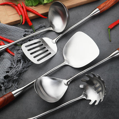 SteelOak ArtisanEdge Slotted Spoon & Utensil Set
